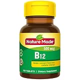 Nature Made Vitamin B-12 500 Mcg, Tablets, 100 Count