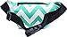 Fanny Pack Waist Bag - Chevron Festival Packs for men, women | Cute Fashion Belt Bum Bags (teal)
