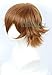 Linfairy Unisex Short Straight Cosplay Wig Halloween Costume Full Wig for Women