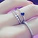 Gieschen Jewelers SOPHIA 14K Rose/White Gold-Plated CZ Crystal Band