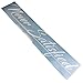 Never Satisfied | Full Size 33 Inch Windshield Banner | Vinyl Decal/Sticker Graphic, Cursive/Script for Car and Truck Window Livery Accessory