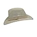 Beige Big Tall Sun Hat for Men, Vented Mesh, Soaker Design, UPF 50, Size XL, 2X