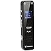 Tenswall Digital Voice Recorder Pen Double Microphone & Sound Recorder Dictaphone Rechargeable 8GB USB Rechargeable MP3 Player