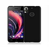 HTC Desire 10 pro Case, Starhemei Slim Concise Transparent TPU Soft Shell Ultra thin Flexibility Bumper Rubber Case Cover For HTC Desire 10 pro (TPU Black)