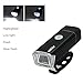 BicycleStore USB Rechargeable Aluminium Light 4 Modes Mountain Road Bike Bicycle 5W LED Front Light Headlight Lamp Diameter 22-35mm