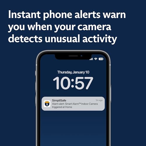 SimpliSafe Smart Alarm Wireless Indoor Security Camera