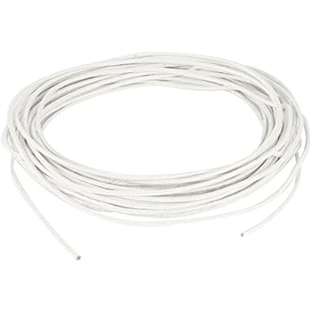 uxcell 10M/33ft 1mm2 500C Copper Conductor High Temperature Wire Cable