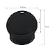 VANKEY Mouse Pad with Wrist Cushion Support, Ergonomic Memory Foam with a Non-Slip Base for Laptop and Desktop Computer - Easy Typing & Pain Relief (Pack of 2)