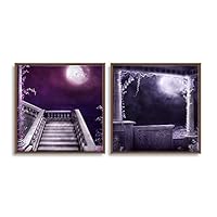Framed Canvas Wall Art Dreamscape Canvas Prints Home Artwork Decoration for Living Room,Bedroom - 16