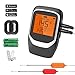 COMLIFE Digital Meat Thermometer, Wireless Bluetooth BBQ Thermometer with 2 Stainless Steel Probes, Smart Cooking Thermometer with Large LCD Screen for Kitchen Oven Grill Smoker