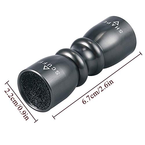 Tanice 3 in 1 Snooker Pool Cue Tip Tool Billiard Cue Accessories Shaper/Scuffer/Aerator (Gray)