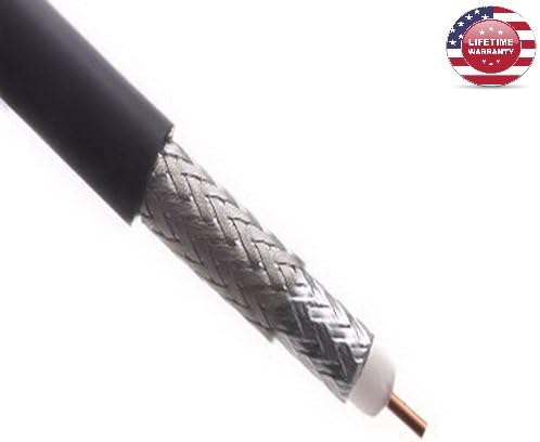 Nexiron - Times Microwave LMR-600 UltraFlex Coaxial Cable - Black - 1000 Feet