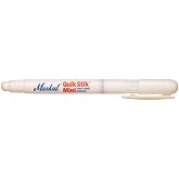 Markal 61126- Quik Stik All Purpose Mini, Solid Paint Marker, Perfect for Wood, Metal, Tire marking &amp; Construction, Marks on Any Surface-Wet, Smooth, Rough, or Hot, White Color (12 Pk)