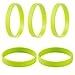 Green House-5pcs Blank Wristband Green Fashion Sports Silicone Wristband Bracelets