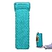 Hikenture Backpack Sleeping Pad | Lightweight Camping Sleeping Bag Pad | Ultralight & Compact & Inflatable Air Mattress Pad-Insulated Air Mat | for Camp,Backpacking,Hiking,Scouts,Travel (Blue)