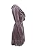 Simplee Apparel Women's Sexy Deep V Neck Ruffles Velvet Dress Party Wrap Dress Grey Purple