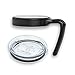 Klaw Grip Handle and Spill Proof Lid Set for 20 oz Yeti Rambler, RTIC and Other Stainless Steel 20oz Tumblers