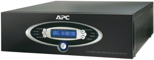 Apc J10blk 12-Outlet J-Type Power Conditioner With Battery Back-Up (Black) 24.25In. X 21.40In. X 13.50In.