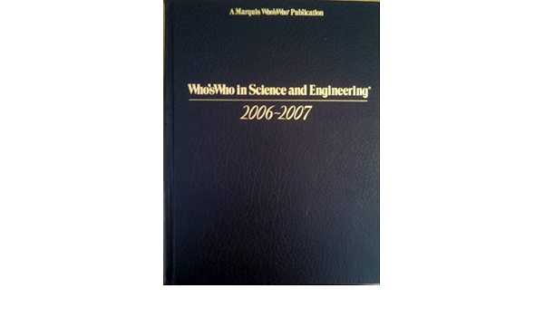 お求めやすく価格改定 Engineering And Science In Who Who S 洋書
