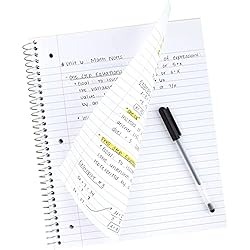 Five Star Spiral Notebook, 1 Subject, Wide Ruled