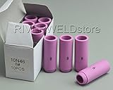 10N46 8# TIG Alumina Nozzles Ceramic Cup Fit DB PTA SR WP 17 18 26 TIG Welding Torch 10pk