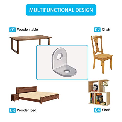 2 Stainless+Bracket+inch%25EF%25BC%258C20+Fastener+Included