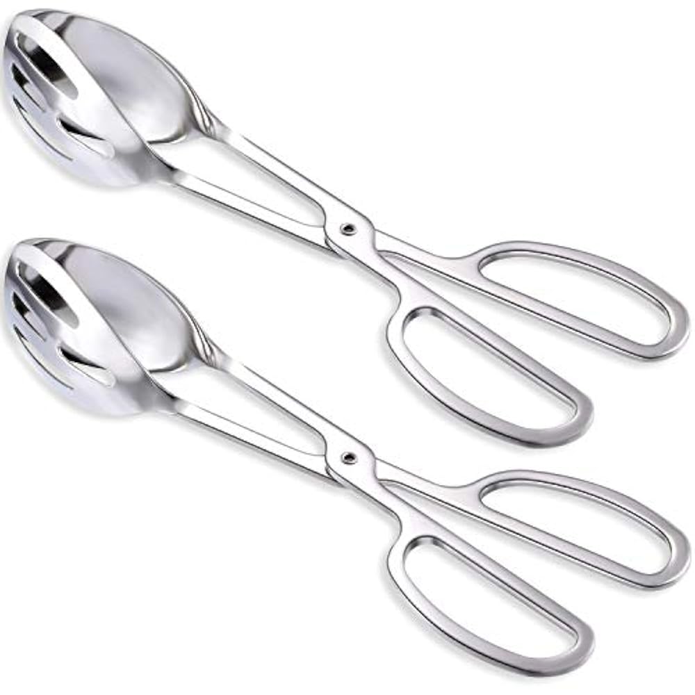 Tongs Buffet Tongs, Salad 2PCS Stainless Steel Party Catering Serving Thickening eBay