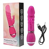 Homiec Powerful Rotation Body Massager Triple Pleasure Medical Silicone Assist Toy (#4)