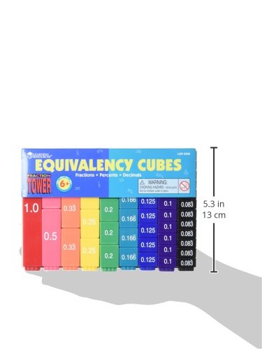 Learning Resources Fraction Tower Activity Set