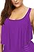 Sovoyontee Women Purple Plus Size Ruffle Flounced High Waisted Swimsuits Swimwear 4XL 20