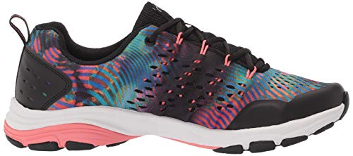 Ryka Womens Vivid Rzx Cross Trainer, Black Tie Dye, 8.5 US