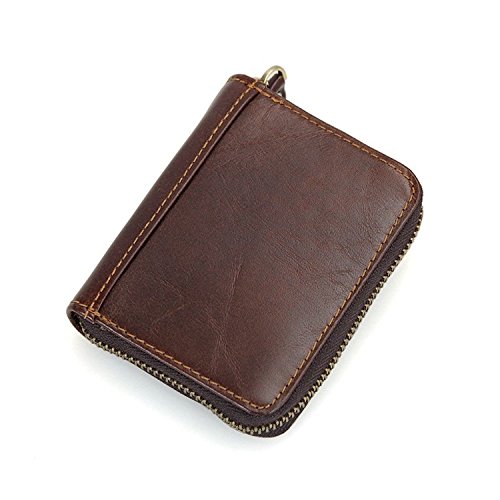 Men's RFID Blocking Accordion Big Card Wallet Card Holder- Genuine Leather