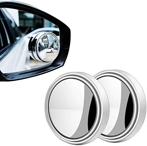 ブラインドスポットミラー 円形 車用 補助ミラー 360 角度調整自由自在 広視野 死角解消 事故防止 バックミラー サイドミラー 左右2個セット