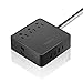 Wall Mountable Power Strip with USB Ports, TESSAN 3 Outlets Charging Station with 4 USB Smart Charging Port (3 USB-A and 1Type C Port),Desktop 5 Ft Extension Cord for Nightstand,Office,Travel,Kitchen