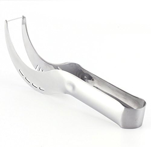 Stainless Steel Watermelon Fruit Slicer, Corer &amp; Server – Create Fruit Baskets, Fruit Salad &amp; Edible Arrangements – Home Kitchen Tool Makes Delicious, Kid Friendly Summer Fruit Snacks BY REVILO GOODS