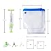 Sous Vide Bags Kit for Anova Cookers - 20 Reusable Food Vacuum Sealed Bags, 1 Hand Pump, 2 Bag Sealing Clips and 4 Sous Vide Clips,Easy to Use, Practical for Long-time Sous Vide Cooking & Food Storage