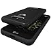 LG G6 Case, LG G6+ Case OEAGO [Card Slot] [Brushed Texture] Heavy Duty Hybrid Dual Layer Wallet Case Cover Shell with Kickstand for LG G6 / LG G6 Plus - Black