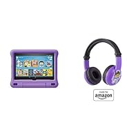 Fire HD 8 Kids Tablet 32GB Purple with Playtime (Ages 3-7) Bluetooth Headset