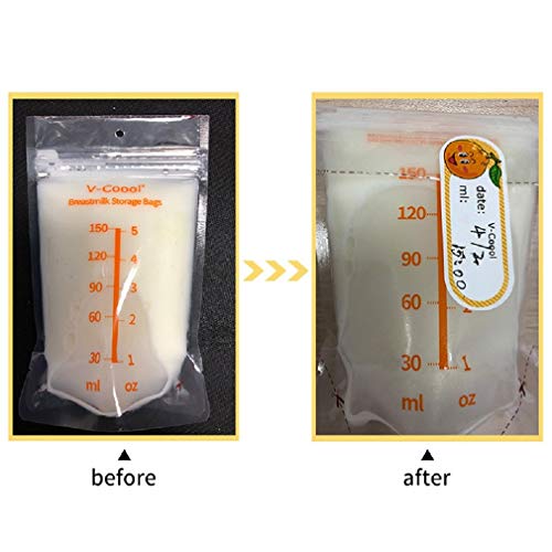 400pcs Baby Bottle Labels Waterproof Name and Date Label for Daycare or Kitchen, Self-Laminating and Removable Labels Sticker for Bottle, Jar, Sippy, Cup and Breastmilk Storage Bags