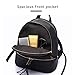 HaloVa Women's Backpack, Mini Shoulders Bag, Trendy Casual Daypack, Black