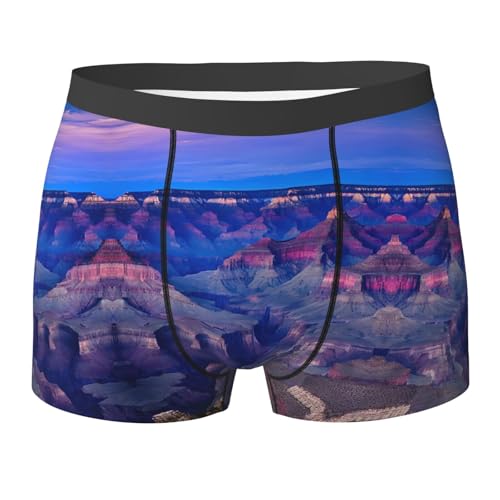 SYHEART Beauty Grand Canyon Print Men'S Boxer Briefs With Elastic Comfort Fit Design For All-Day Wear
