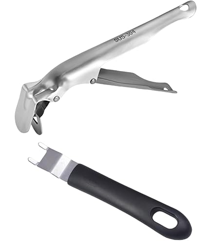 2 Lève-grilles De Barbecue - 27 Cm, Acier Inoxydable Et PP - Pour Soulever Les Grilles Chaudes