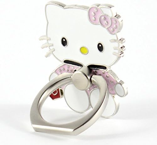 Mint Hello Kitty Ring Stand Mount Holder For Mobile Phones (Pink Silver)