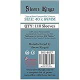 Sleeve Kings Space Base Compatible Sleeves (40x89mm) - 110 Pack, 60 Microns