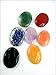 7 Chakra Healing Crystals Set – Natural Plain Oval Stones for Reiki, Meditation & Energy Balancing – 7 Polished Gemstones with Pouch – Spiritual Gift for Yoga & Chakra Work