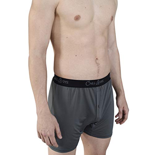 Chill Boys Performance Boxers 3 Pack Cool Soft Breathable Mens Boxers