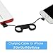 Daite Key Chain Charge & Sync USB Cable for iPhone, iPad, iPod, with Open Bottle Lever (Black)