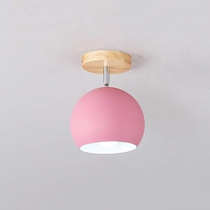 Wpoled Modern Simple Iron Metal Ceiling Lamp Entrance Antique E27