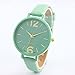 yunanwa 10 Pack Unisex Women Men Watches Big Dial Lover Gift Leather Bracelet Wristwatch Wholesales (10pcs-614)