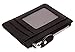 ZHOMA RFID Blocking Genuine Leather Wallet - Credit Card Holder with Key Ring and ID Window - Coffee